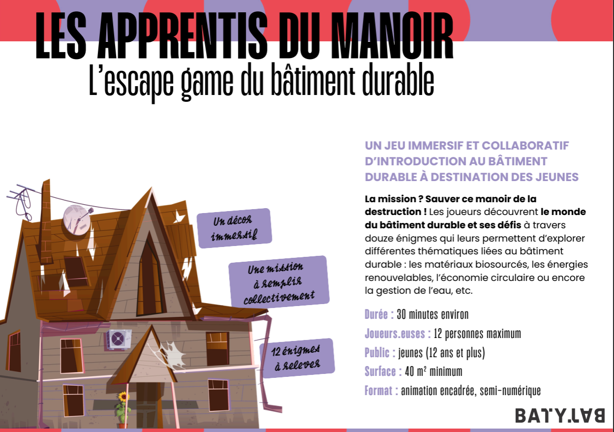 Escape game Les apprentis du Manoir
