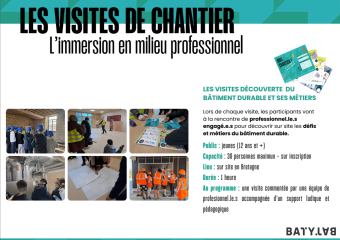 2026_Observer - Visites découvertes des métiers du batiment durable - ©Batylab