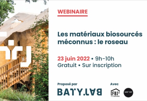 Webinaire les matériaux biosourcés méconnus -roseau - Batylab