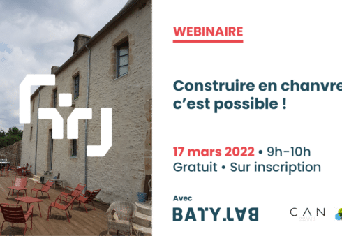 Webinaire Batylab - Construire en chanvre c'est possible - Mars 2022