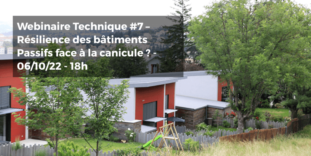 Webinaire technique Maison Passive octobre 2022