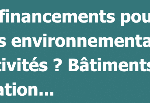 ALEC - Quels financements pour les projets environnementaux des collectivités