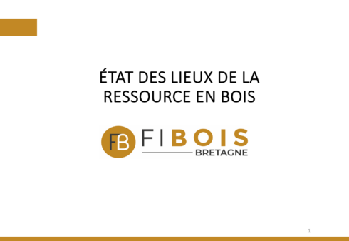 Etat des lieux de la ressources en bois - Fibois Bretagne