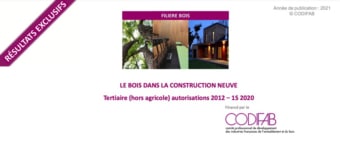 CODIFAB a commandé un étude permettant de mesurer l’évolution entre 2012 et 2020 des parts de marché du bois utilisé dans la construction neuve en France.