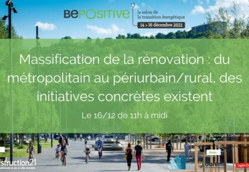 Présent lors du salon BePositive, Constructys21 propose deux conférences sur le thème des Biosourcés, de la frugalité et du bas-carbone.