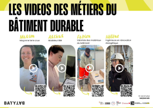 Dispositif d'attractivité des métiers du batiment durable - Focus Observer-Vidéos metiers