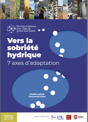 Intitulée « Vers la sobriété hydrique : 7 axes d’adaptation », cette publication propose aux collectivités un cadre de réflexion et un panel d’actions pour accompagner la transformation des usages et réduire structurellement les pressions exercées sur l’eau.