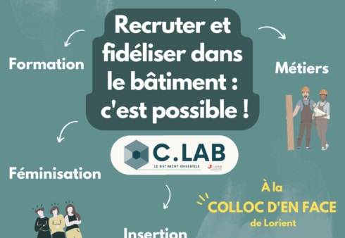 Recruter, fidéliser dans le bâtiment, rendez-vous à Lorient, le 18 mars