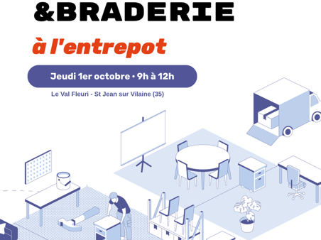 ans le cadre de la #SemaineduRéemploiSolidaire, murmur réemploi ouvre les portes de son stock de mobiliers professionnels