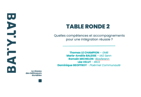 Journée Technique Biodiversité - Table ronde 2