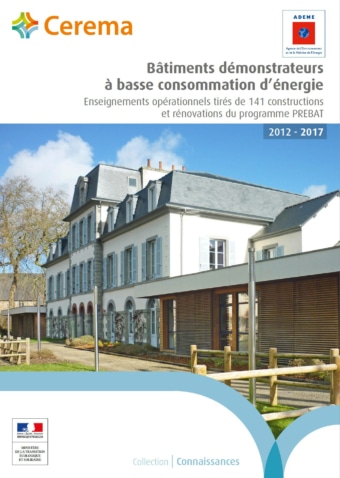 Couverture du document "Bâtiment démonstrateurs à basse consommation d'énergie".